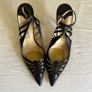 Vintage Jimmy Choo EU 41 Slingback Pumps